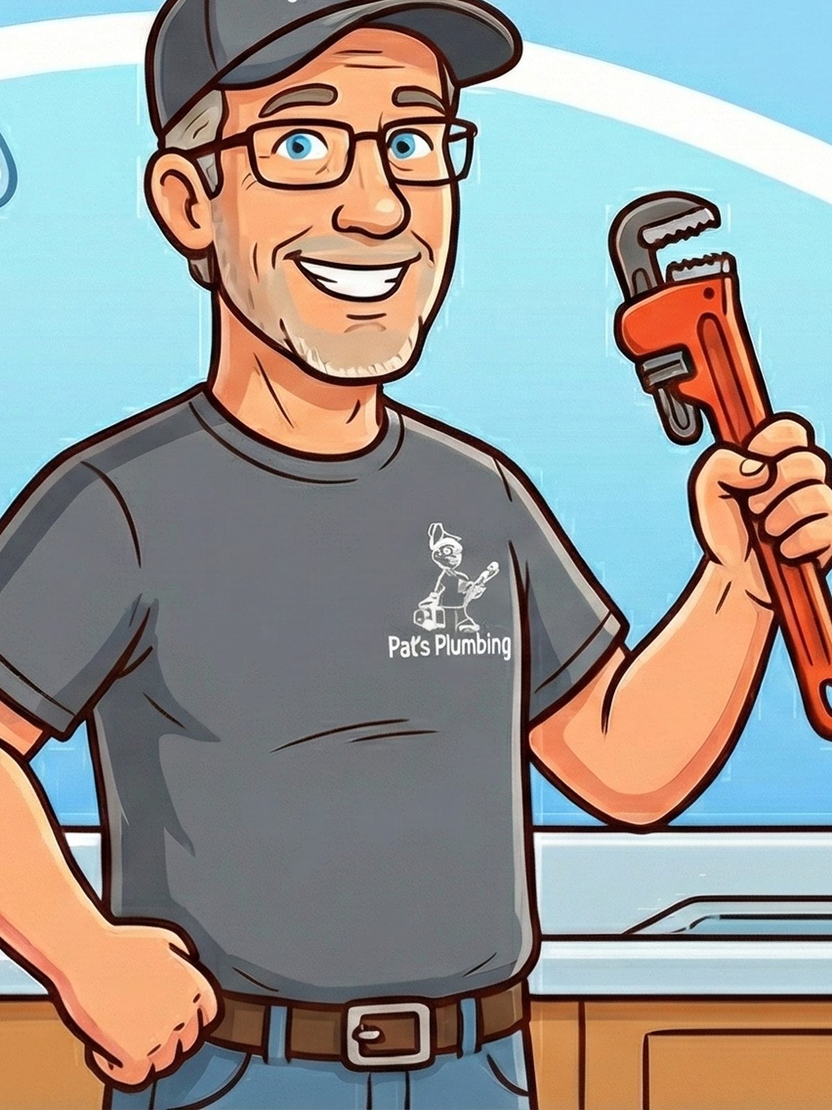Pat's Plumbing KS hero artwork